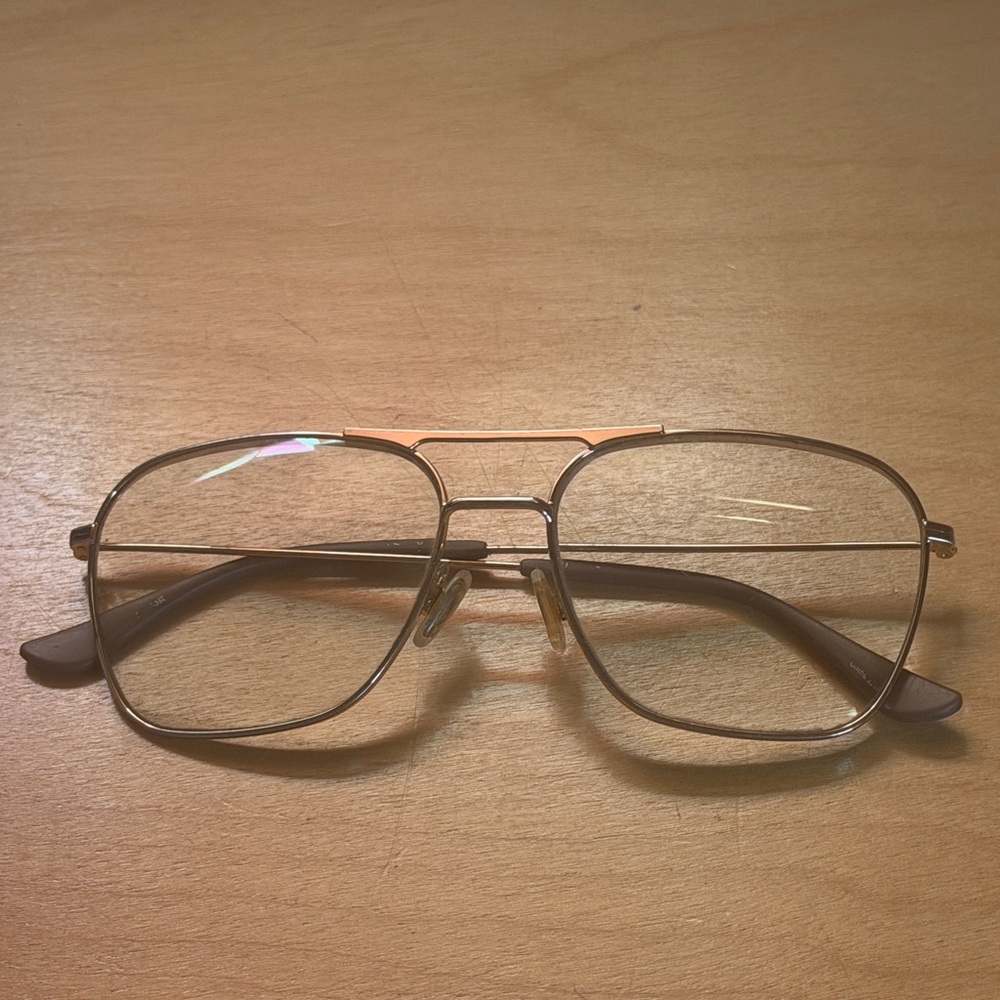 Caddis Hooper Reading Glasses - POLISHED GOLD GREEN / READERS / 1.75